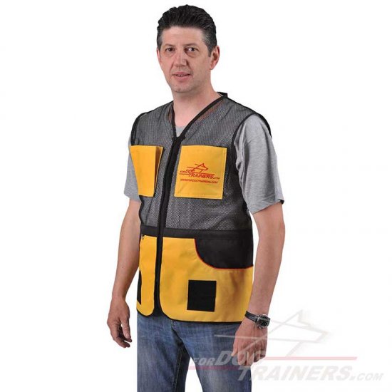 Air Ventilated Dog Training Vest with Convenient Large and Small Pockets - Click Image to Close