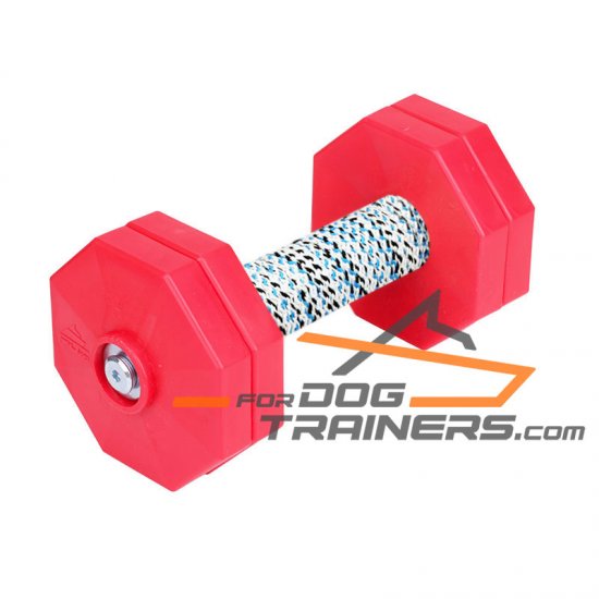 'Great Bite Grip' Wooden Dog Dumbbell for Retrieve Training 1000g