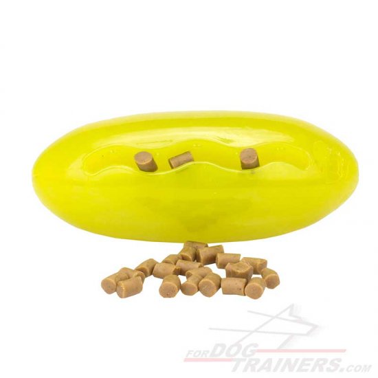 'Melon shaped' Interactive Treat Dispenser for Medium and Large Dog Breeds