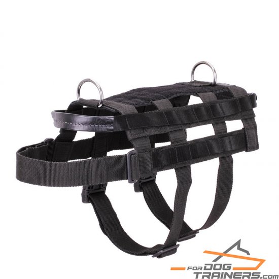 "Smart Duty" Adjustable Nylon Dog Harness for Military and Police Work