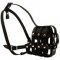 Lightweight Leather Basket Muzzle Well-Ventilated for Walking, Training, Vet Visits and Transportation