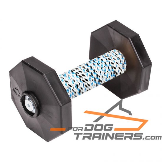 'Safe Training' Retrieve Dog Dumbbell with Removable Weight Plates (650 g)