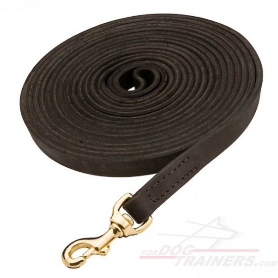 Excellent Quality Super Long Leather Dog Leash for Comfortable Tracking