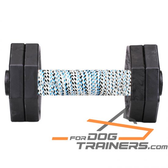 'Schutzhund Trainer' Hardwood Dog Dumbbell with Removable Plates 1000 gram (1kg) - SchH 2 - Click Image to Close