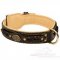 Royal Nappa Padded Braided Dog Collar for Fashion Walking