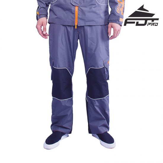 "Pro Pants" Dark Grey Color with Orange Trim Presented by FDT Pro