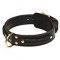 Gorgeous Wide 2 Ply Leather Dog Collar