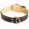 Royal Nappa Padded Handmade Leather Dog Collar for Fashion Walking