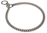 Luxury Looking Choke Chain Collar of Chrome-plated Steel