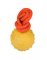 2 inch Training Dog Ball on Rope of Hollow Rubber - Small