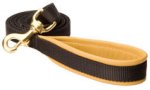 No Rubbing Nylon Dog Leash with Support Leather Material on the Handle