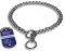 Choke Dog Collar of Chrome Plated Steel - 1/9 inch (3.00 mm)