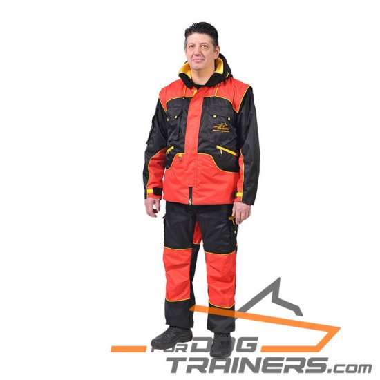 Dog Training Suit of Membrane Fabric - Click Image to Close