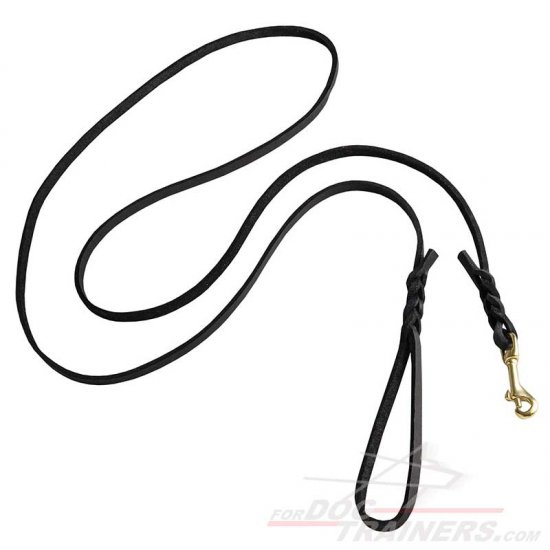 High Quality Show Leather Dog Leash - Click Image to Close