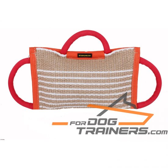 Duly Stitched Jute Bite Pad for Dog Training - Click Image to Close