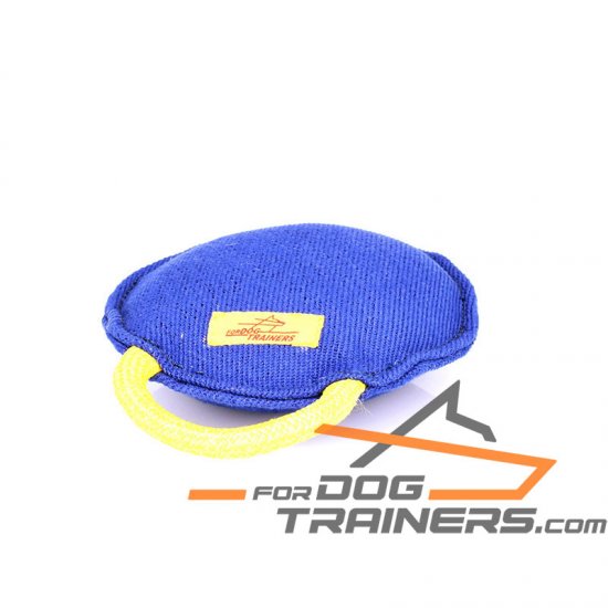 'Fast Bite' French Linen Dog Tug for Bite Training 8 * 8* 3 inch (20* 20* 7 cm) in size - Click Image to Close