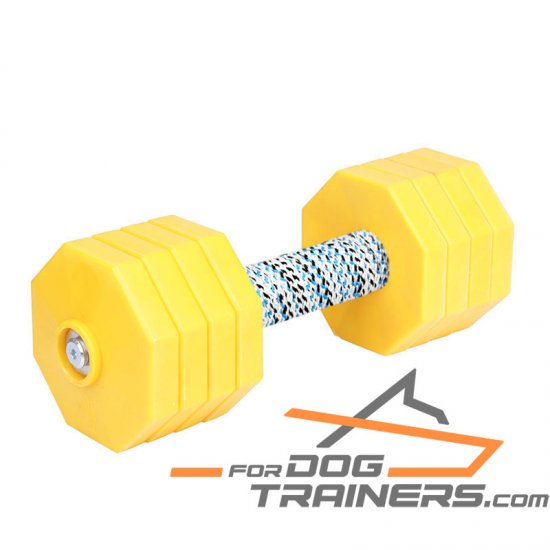 'Strength and Power' Wooden Dog Dumbbell for Retrieve Training 2000 g