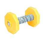 'Training Is Fun' Wooden Dog Dumbbell with Synthetic Cover 650 g (0.650 kg)