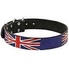 'Union Jack' Leather Dog Collar - a Centuries-Old Tradition