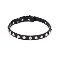 'Pyramid Harmony' Studded Leather Canine Collar