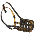 Everyday Light Super Ventilation Leather Basket Muzzle