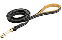 High Grade Fashion Leather Dog Leash with Padded Handle