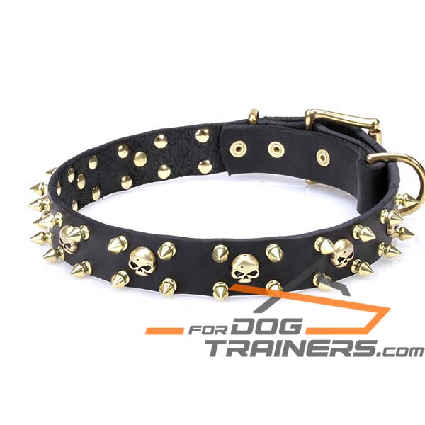 Stylish Dog Collar with Decoration