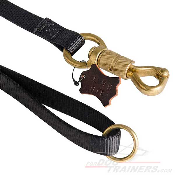 Durable Handle on Nylon Dog Leash