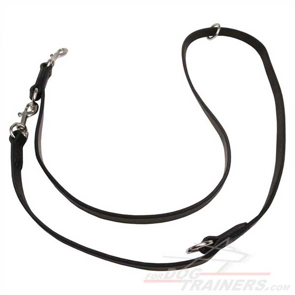 Dog Training and walking lead pure leather material