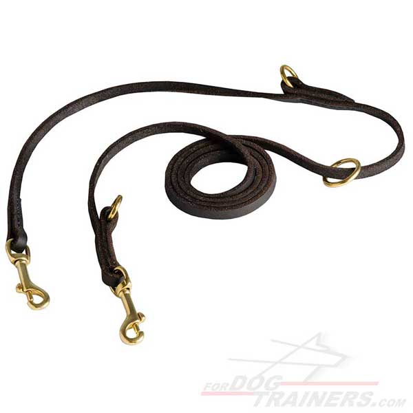 Genuine English Leather Canine Lead