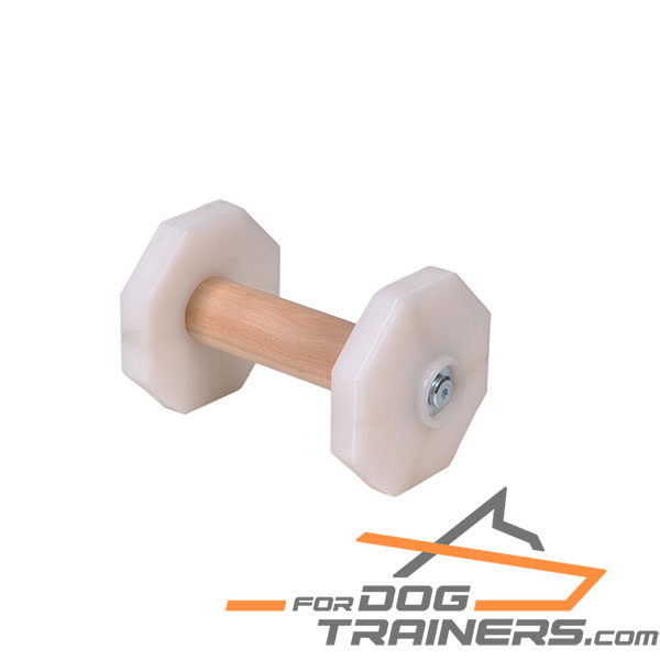 Perfect for Training Dog Dumbbell with Removable Plastic Plates