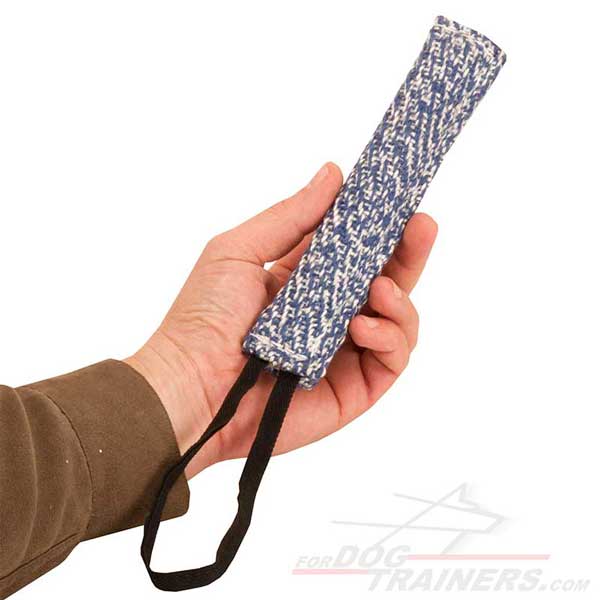 One Handle French Linen Dog Bite Tug for Basic Training