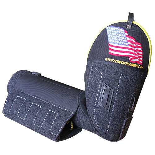 Exclusive 'American Pride' Training Dog Sleeve with Shoulder Protection and Tri Level Bite Bar - Click Image to Close