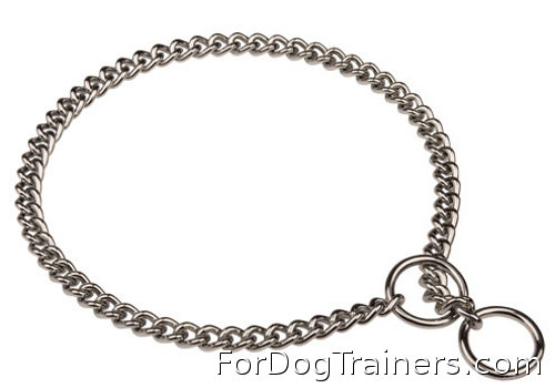 Herm Sprenger Chrome Plated Choke Chain Dog Collar of German Quality