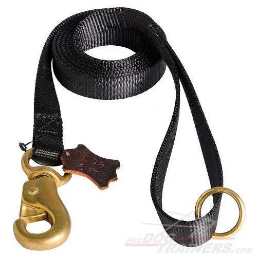 Police Tracking Dog Leash - Click Image to Close