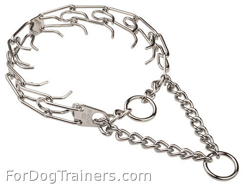 Top-Class Dog Pinch Collar - 3.99mm (1/6 inch) prong diameter - Click Image to Close