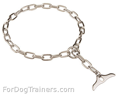 Amazing Fur Saver Collar with Toggle - Chrome-plated Choke Chain - Click Image to Close