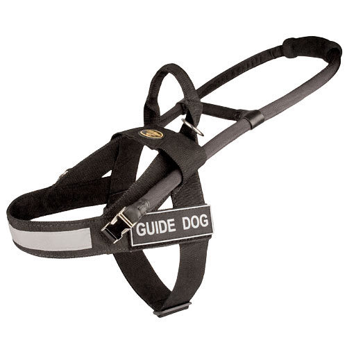 High Quality Guide Nylon Dog Harness with Reflective Front Strap - Click Image to Close