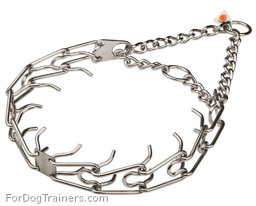 Herm Sprenger Dog Pinch Collar 1/8 inch (3.25 mm) for Behavior Correction