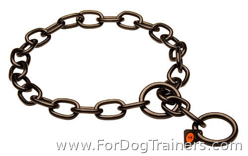 New Black Stainless Steel Fur Saver Collar