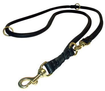 Universal Leather Dog Leash 6mm Diameter