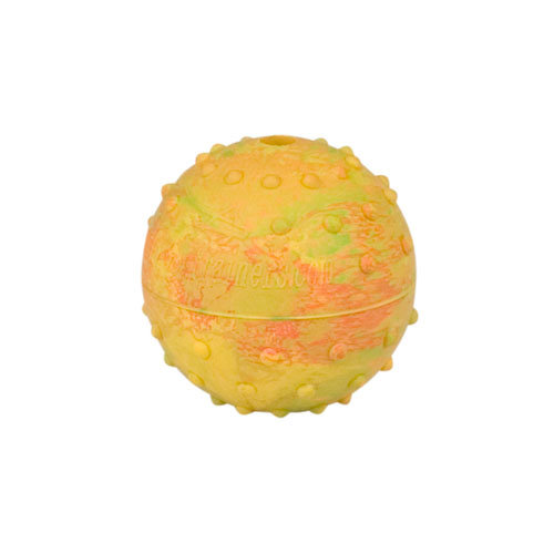 Rubber Dog Ball with Bell Inside - Dog Training Toy 2 1/3 inch (6 cm)