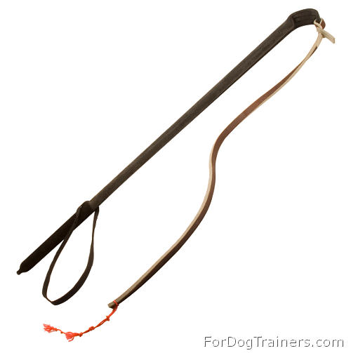 Dog Training agitation whip - TE15 - perfect for Schutzhund training - Click Image to Close